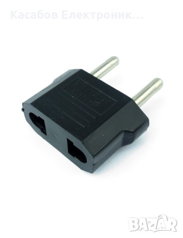 Адаптер за контакт САЩ КЪМ ЕВРОПА US-EU, снимка 2 - Друга електроника - 43935857