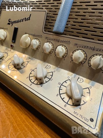 RARE-Dynacord mv-75-120 vacuum tube усилвател, снимка 10 - Ресийвъри, усилватели, смесителни пултове - 43306713