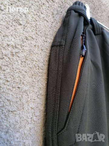 Продавам комфортен зимен зелен мъжки ветроустойчив и влагоустойчив софт шел панталон A. G. P, снимка 3 - Панталони - 42974116