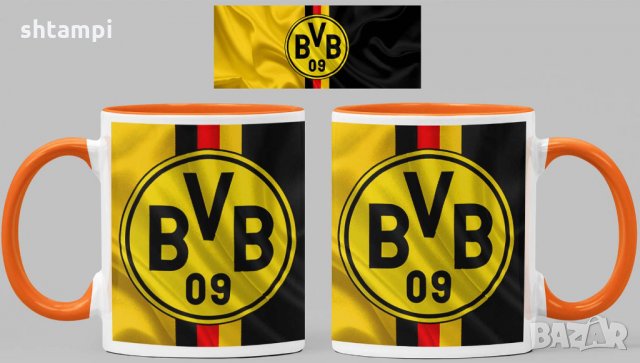 Чаша Борусия Дортмунд Borussia Dortmund Керамична, снимка 2 - Фен артикули - 34783872