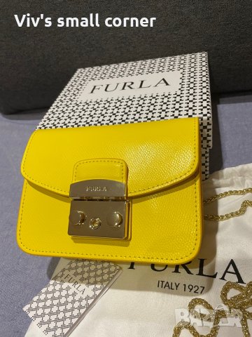 FURLA METROPOLIS MINI естествена кожа НОВА, снимка 4 - Чанти - 34676435