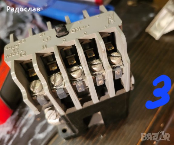 Електрически контактор реле КО 500 волта 5 ампера , снимка 3 - Друга електроника - 37661442
