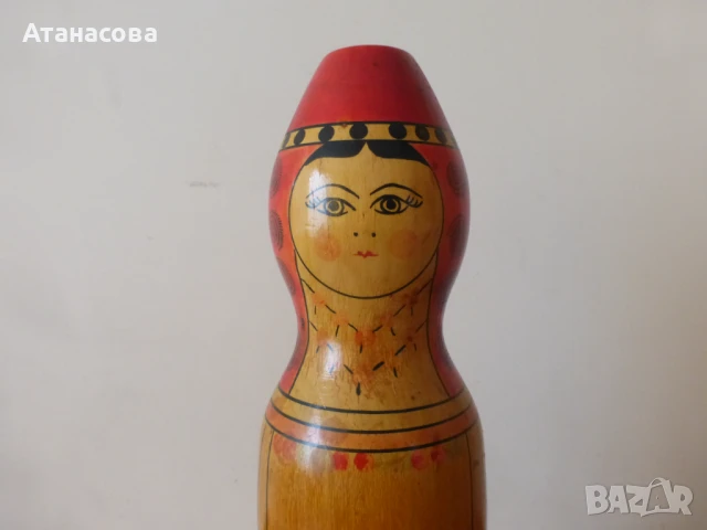 Матрьошка за бутилка водка СССР 1976 г, снимка 2 - Антикварни и старинни предмети - 50507531