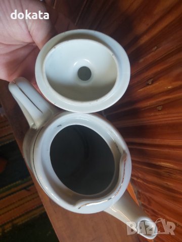 Стара порцеланова кана, снимка 3 - Антикварни и старинни предмети - 39221316