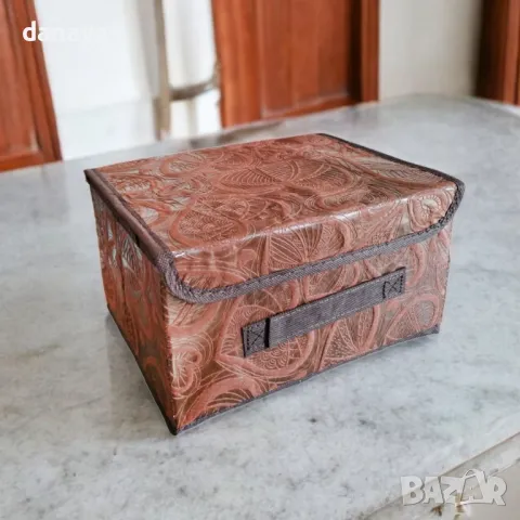 5267 Сгъваема кутия за съхранение, 25x19x14cm, снимка 10 - Кутии за съхранение - 47387018