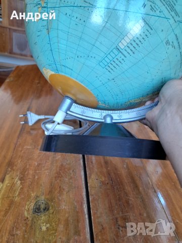 Стар глобус #2, снимка 6 - Антикварни и старинни предмети - 37662890