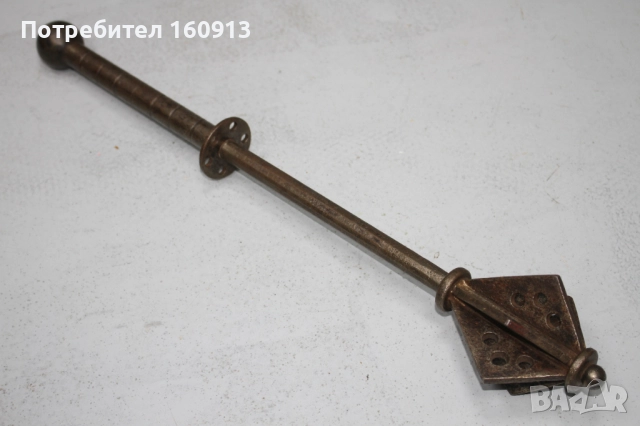 Оригинален Старинен Западноевропейски Боен Буздуган., снимка 7 - Антикварни и старинни предмети - 51443258