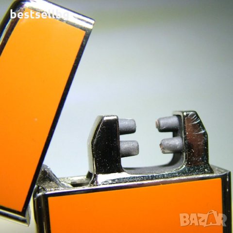 Ветроустойчива акумулаторна електронна запалка електро-плазмена ток двойна волтова дъга USB Тесла, снимка 5 - Запалки - 24182197