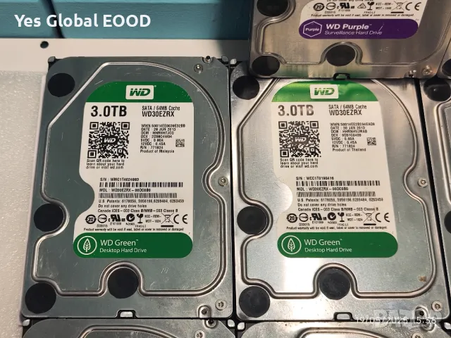 WD / HGST HDD 3.5 3TB - Твърди дискове / Хард диск / DVR - NVR, снимка 3 - Твърди дискове - 49858209