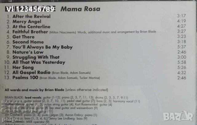 СД -BRIAN BLADE - MAMA ROSA, снимка 1 - CD дискове - 27701710