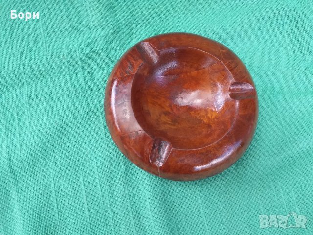 Стар дървен пепелник, снимка 2 - Други - 33071643