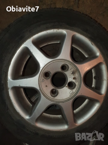 Продавам комплект от 4 лети джанти за кола 13', снимка 2 - Гуми и джанти - 53223455