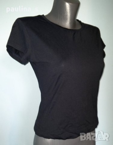 Два броя / "Esprit" Еластична блуза тип тениска / черна и червена / унисайз , снимка 2 - Тениски - 26368319