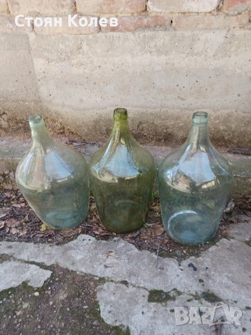 стъклени дамаджани , снимка 2 - Буркани, бутилки и капачки - 43543004