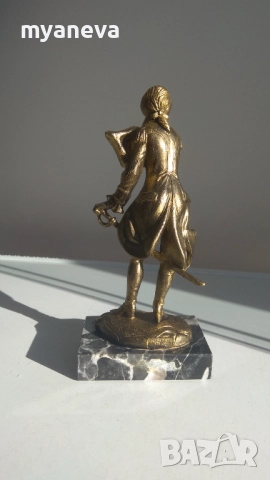 Vintage статуетка на принц в доспехи от FONTANINI DEPOSE , Италия., снимка 5 - Статуетки - 52240264