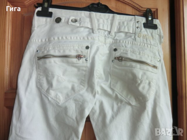 Бели дънки G star, снимка 6 - Дънки - 37202589