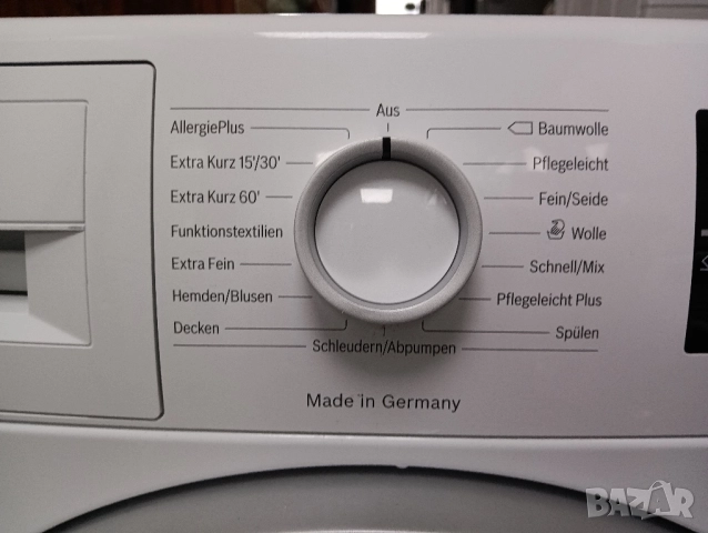 Пералня Бош Bosch Serie 6 A+++ 8кг 2 години гаранция Made in Germany!, снимка 9 - Перални - 52338811