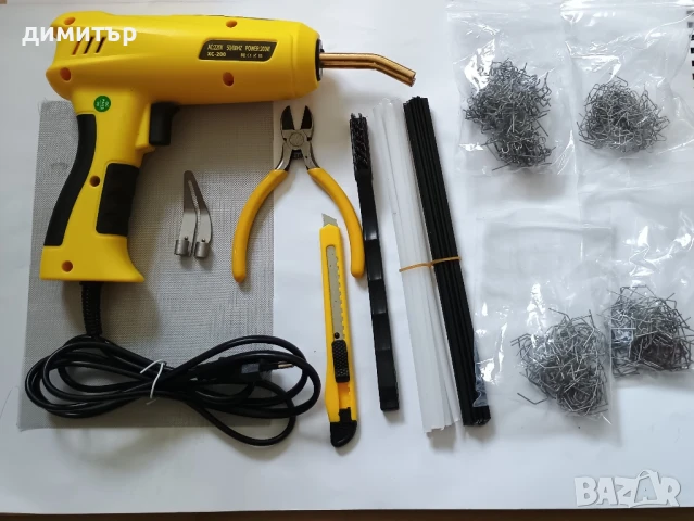 Поялник високо мощен за пластмаса 2в1/200W-800 скоби!