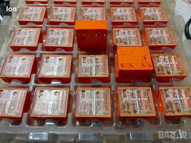 Релета SCHRACK 24V, 8A/250V~ с един превключващ контакт, снимка 2 - Ремонт на друга електроника - 51129386