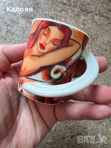 Колекционерска чашка за кафе - дизайнерска, снимка 2 - Други ценни предмети - 51078107