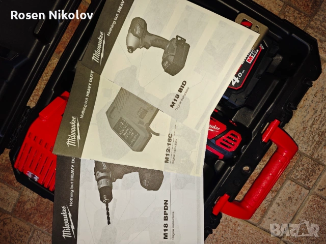 Milwaukee гайковерт и винтоверт, снимка 3 - Винтоверти - 53011638