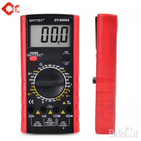 Digital Multimeter QHTITEC DT9205 мултиметър мултимер мултицет мултитестер, снимка 4 - Други - 37096158