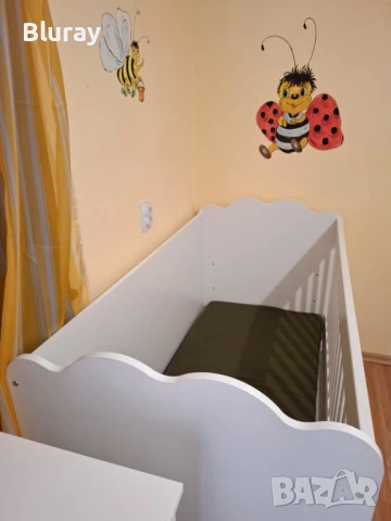 Детско креватче + матрак, снимка 5 - Бебешки легла и матраци - 51007842