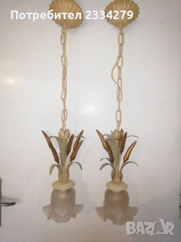 Стари лампи за таван., снимка 8 - Лампи за таван - 52050382