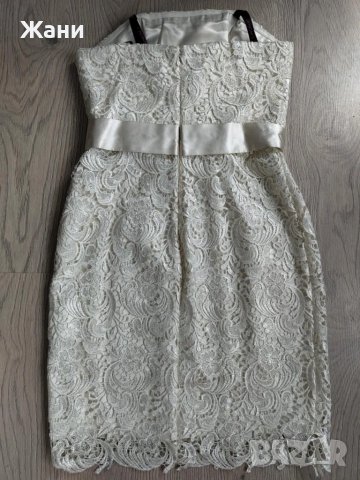 Елегантна дантелена рокля , снимка 3 - Рокли - 50043040