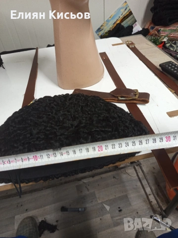 Калпак от естествена кожа -астраган, снимка 3 - Други - 53332676