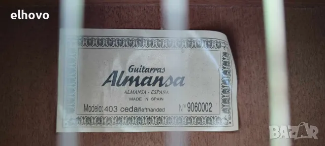 Китара Almansa 403, снимка 8 - Китари - 48010524