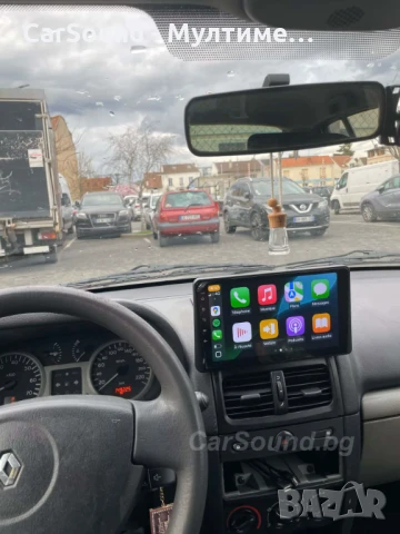 Renault Clio 2 - 9" Android 14 Мултимедия Рено Клио CarPlay Навигация Андроид, снимка 3 - Аксесоари и консумативи - 51285957