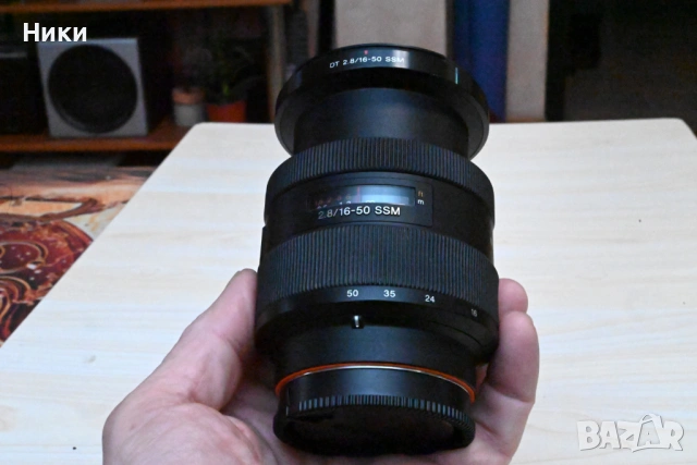 Продавам професионален обектив SONY SAL 16-50/2,8, снимка 8 - Обективи и филтри - 53574107