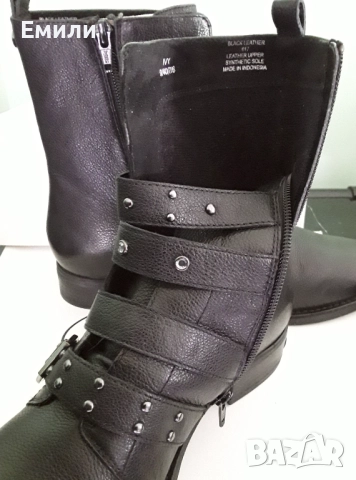 Нови дамски боти естествена кожа, снимка 4 - Дамски боти - 51779258