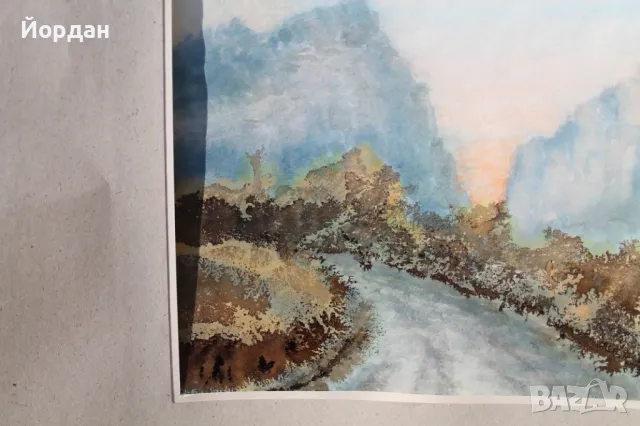 Акварел /автор-Никола Пилчев/, снимка 2 - Картини - 49131477