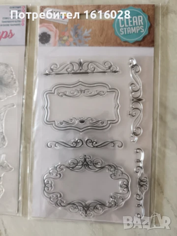 Прозрачни силиконови печати на рамки и цветя., снимка 6 - Други - 50943708