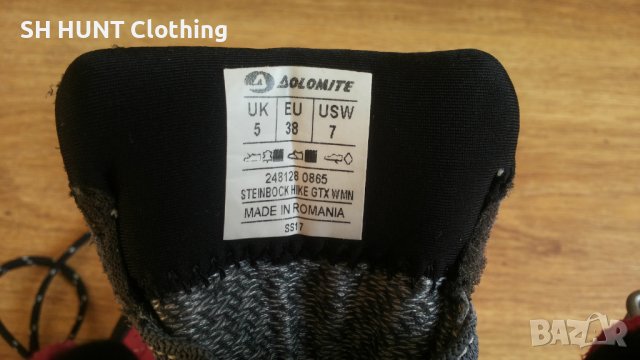 DOLOMITE STEINBOCK HIKE GORE-TEX размер EUR 38 / UK 5 дамски детски водонепромокаеми - 526, снимка 18 - Дамски боти - 43812847