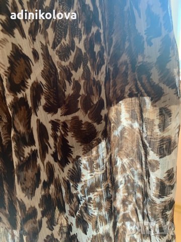 Ефирен леопардов панталон, снимка 3 - Панталони - 33362469