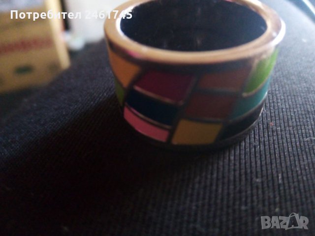  Пръстен медицинска стомана, снимка 4 - Пръстени - 35210990