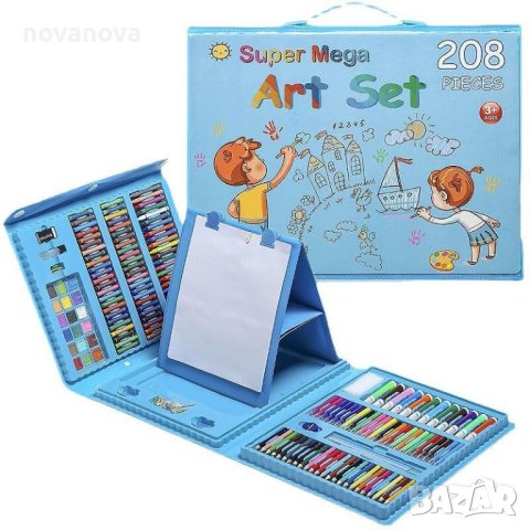 Детски комплект за рисуване 208 части, снимка 7 - Рисуване и оцветяване - 43314651