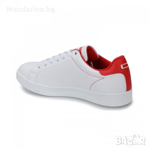 ПРОМО 🍊 U.S. POLO® 🍊 Дамски кожени спортни обувки WHITE & RED № 38 нови с кутия, снимка 3 - Дамски ежедневни обувки - 26571538