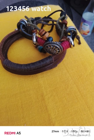 Красиви кожени гривни 2 бр 5 евро, снимка 8 - Гривни - 53581583