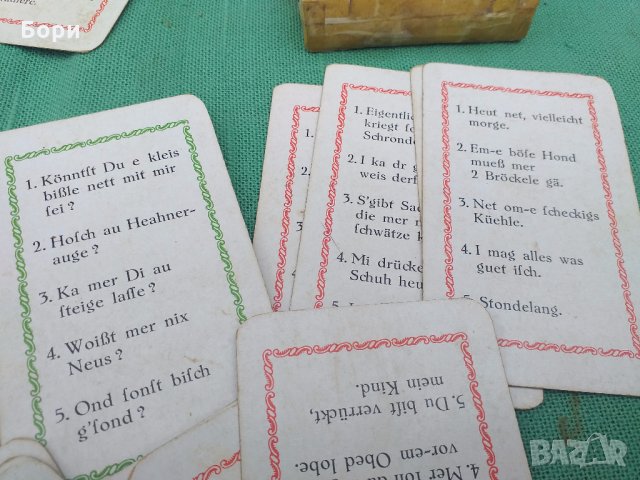 Стари немски карти, снимка 5 - Карти за игра - 32468535