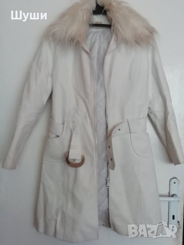 Красиво кожено палто , снимка 4 - Палта, манта - 43325516