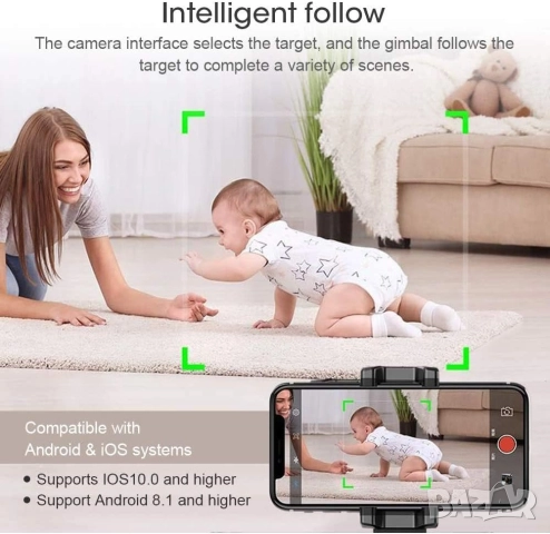 Портативна въртяща селфи стик стойка 360 градусова стойка за камера, снимка 4 - Селфи стикове, аксесоари - 52035094