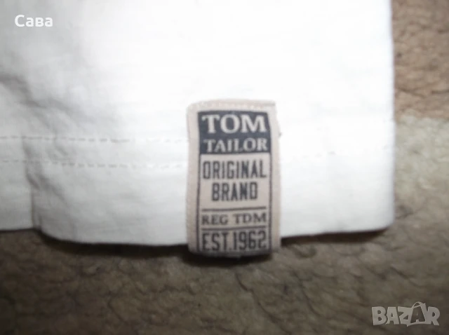 Тениски TOM TAILOR  мъжки,С и М  /сива и шампанско/, снимка 7 - Тениски - 41482117
