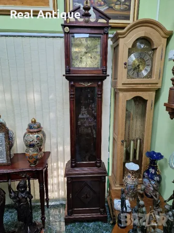 Прекрасен антикварен колекционерски паркетен часовник 