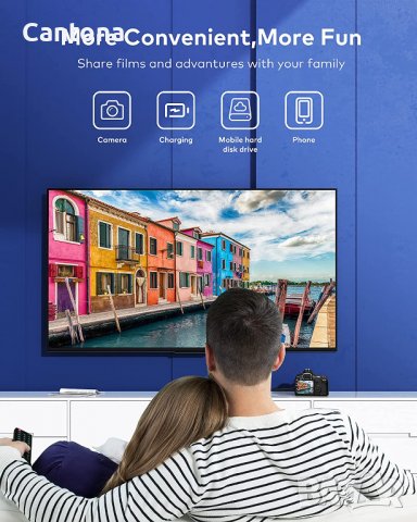 PIHEN Micro B към USB 3.0 кабел за данни и зареждане, алуминиеви глави, позлатени конектори - 150 см, снимка 7 - USB кабели - 40122359