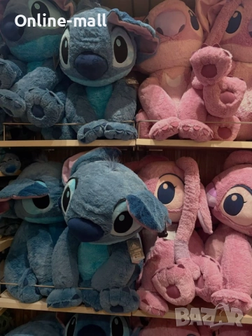Плюшена играчка Лило и Стич Син/Розов Lilo Stitch плюшени играчки, снимка 2 - Плюшени играчки - 51461671
