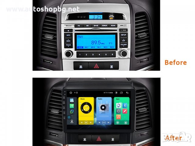 НАВИГАЦИЯ АНДРОИД HYUNDAY SANTA FE, снимка 3 - Аксесоари и консумативи - 29029071